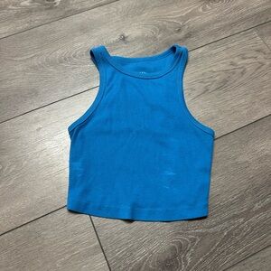 Wild Fable Blue Crop Top